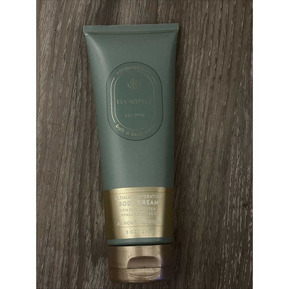 Bath & Body Works Eucalyptus Aromatherapy Ultimate Hydration Body Cream 8 oz New
